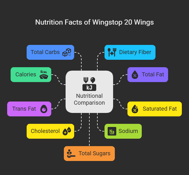 Nutrition Facts of Wingstop 20 Wings
