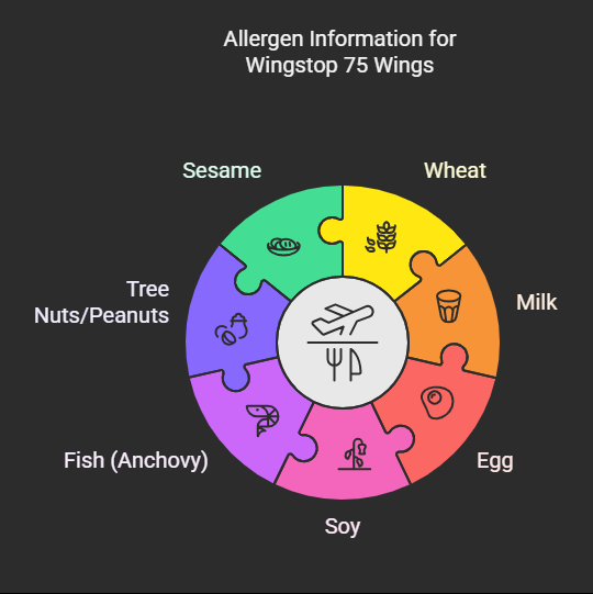 Allergen Information for Wingstop 75 Wings