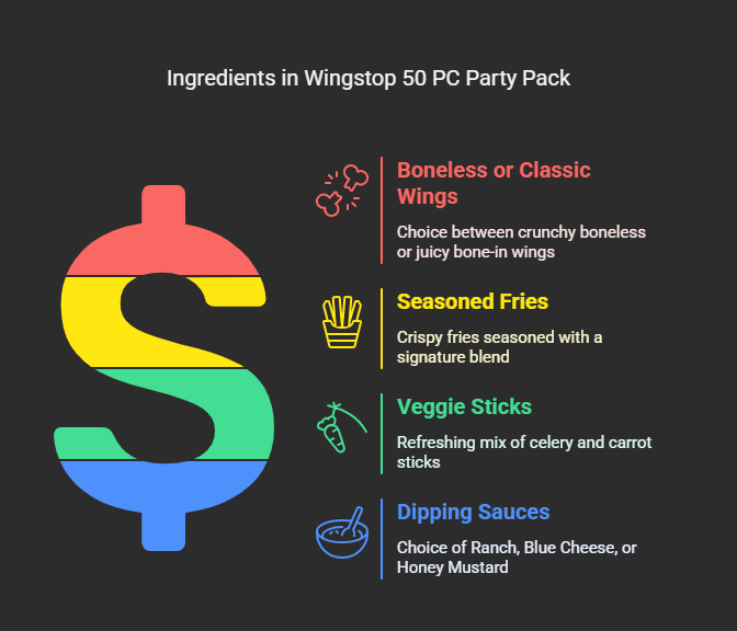 Ingredients in Wingstop 50 PC Party Pack