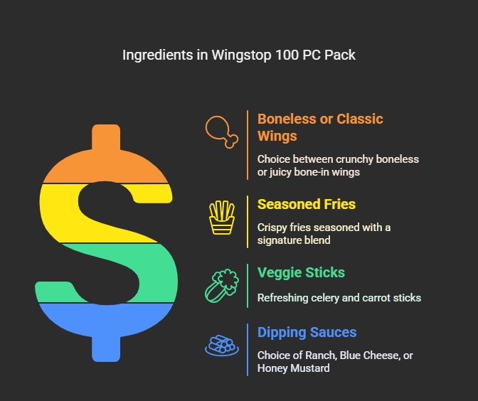 Ingredients in Wingstop 100 PC Pack