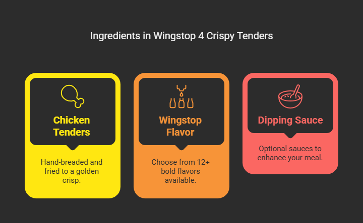 Ingredients in Wingstop 4 Crispy Tenders