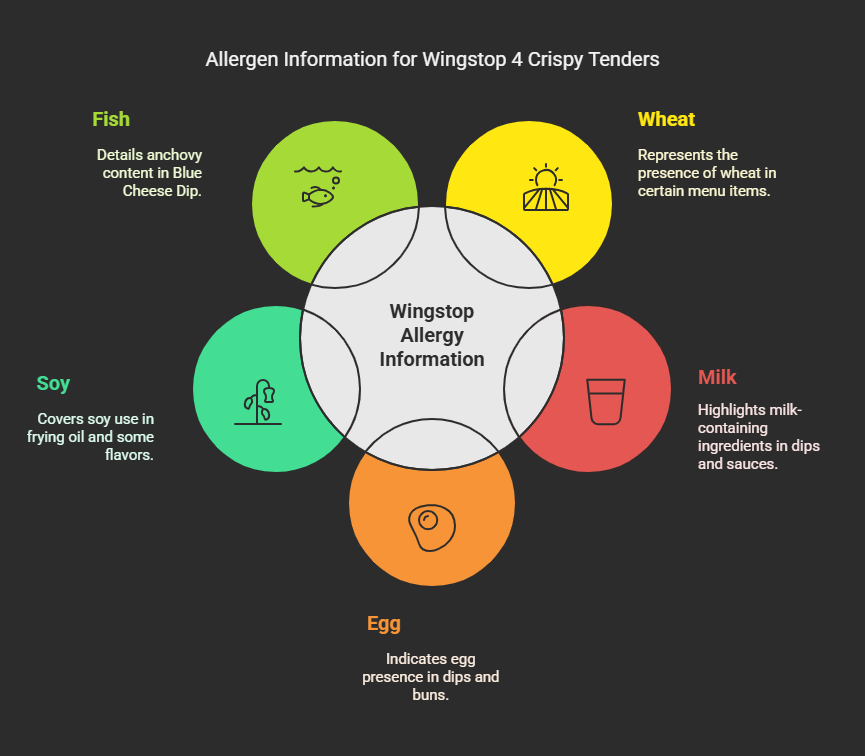 Allergen Information for Wingstop 4 Crispy Tenders