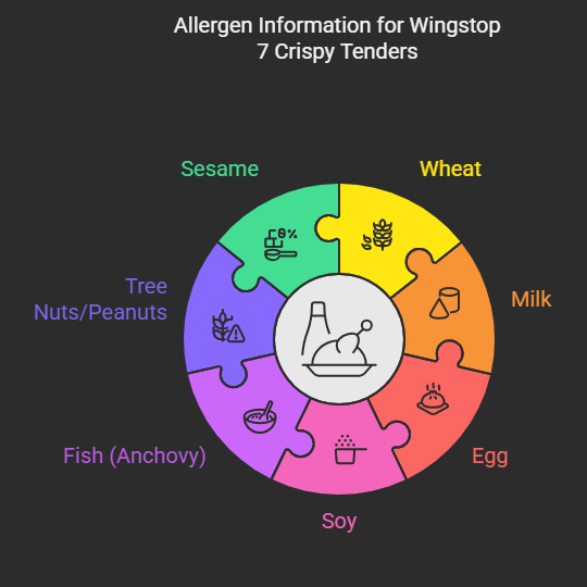 Allergen Information for Wingstop 7 Crispy Tenders