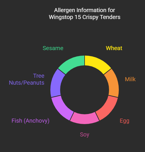 Allergen Information for Wingstop 15 Crispy Tenders