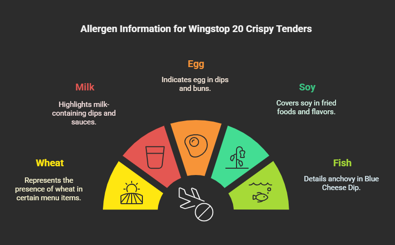 Allergen Information for Wingstop 20 Crispy Tenders