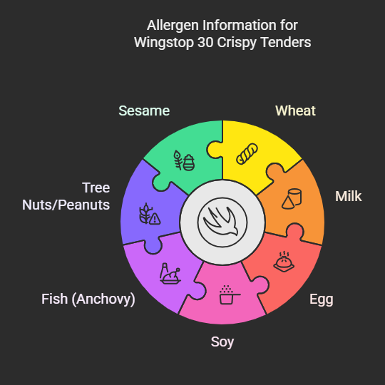 Allergen Information for Wingstop 30 Crispy Tenders