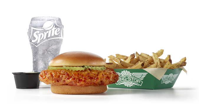 wingstop chicken sandwich combo